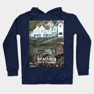 Staithes North Yorkshire. Travel poster Hoodie